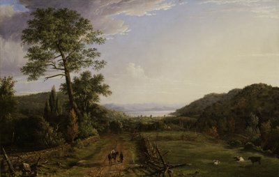 Landstraße zum Greenwood Lake, 1846 von Jasper Francis Cropsey